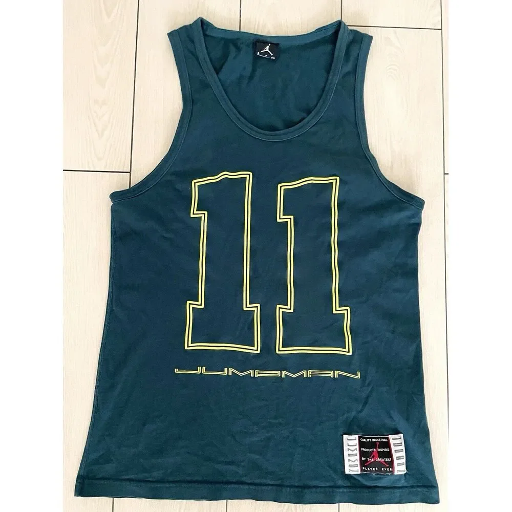 Jordan AJxi Men's Tank Top Night Shade-Green‎ Size Small